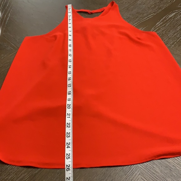 Sanctuary red chiffon tank cutout top Size S - Picture 16 of 16